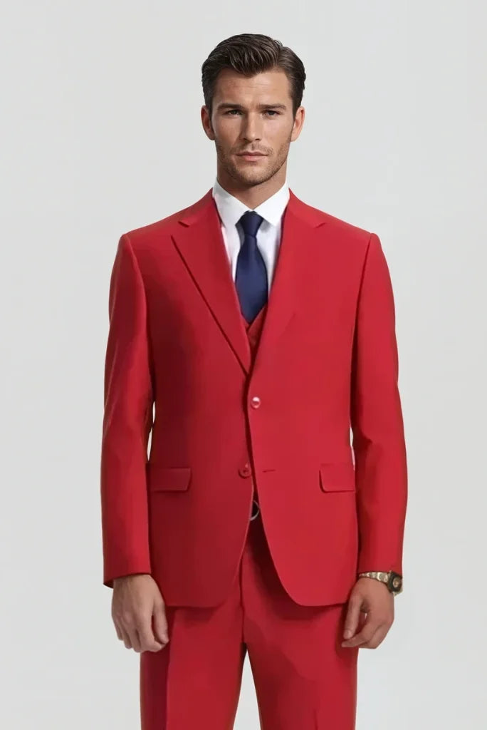 Premium Red Blazer Formal Fashion Coat Classic Wedding Event Grooms Bespoke Coat