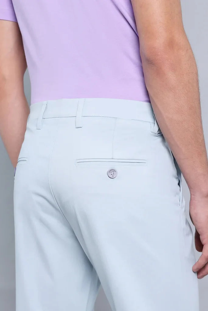 Men's Sky Blue Formal Pant Classic and Elegant Trouser For Him