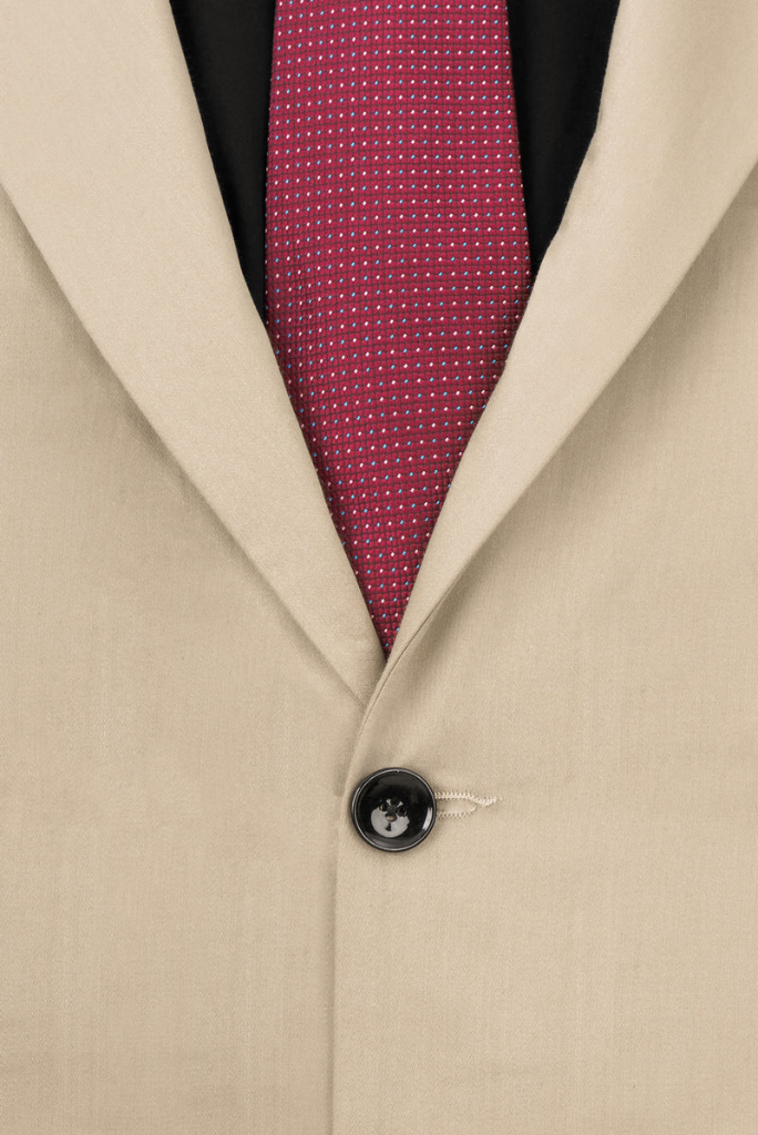 Men Beige Two Piece Suit Stylish Wedding Suit Dinner Suit Elegant Groomsmen Suit Bespoke Tailoring